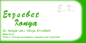 erzsebet konya business card