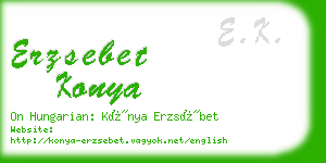 erzsebet konya business card